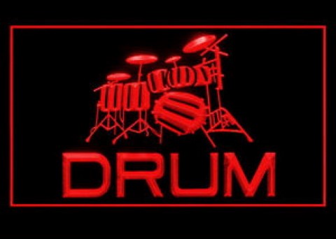 Drum Supplies LED Neon Sign